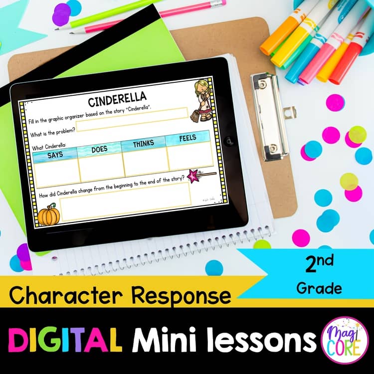 Digital Mini Lessons - Character Response - RL.2.3