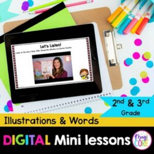 Digital Mini Lessons - Illustrations & Words - RL.2.7 & RL.3.7