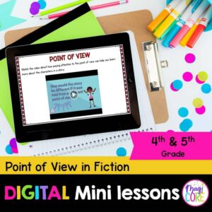 Digital Mini Lessons - Point of View - RL.4.6 & RL.5.6