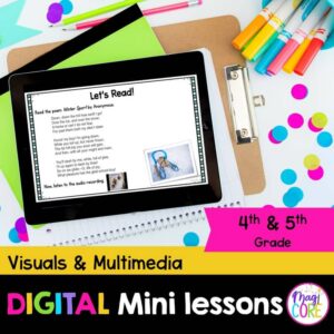 Digital Mini Lessons - Visuals and Multimedia - RL.4.7 & RL.5.7