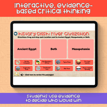 History Clash: Ancient Egypt vs. Mesopotamia Digital Lesson Activity - Image 4