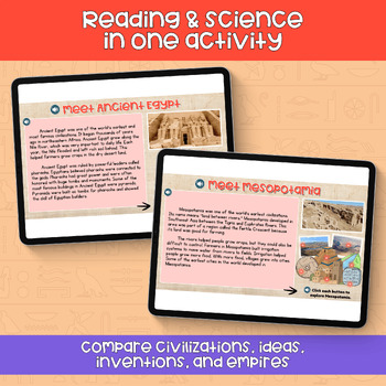 History Clash: Ancient Egypt vs. Mesopotamia Digital Lesson Activity - Image 3