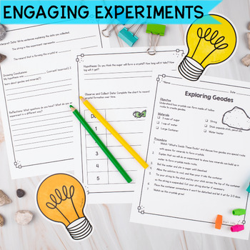 Rocks and Minerals 1st & 2nd Grade Science Worksheets Activities Experiments - Image 3