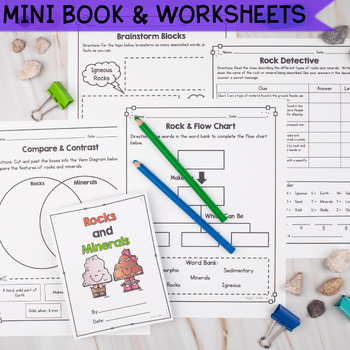 Rocks and Minerals 1st & 2nd Grade Science Worksheets Activities Experiments - Image 4