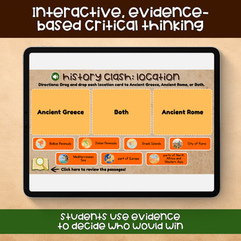 History Clash: Ancient Greece vs. Ancient Rome Digital Lesson Activity - Image 4