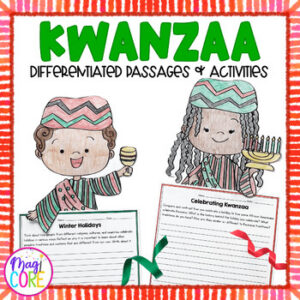 Kwanzaa Differentiated Reading Comprehension Passages Writing Activities Craft