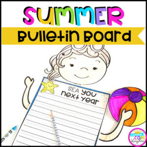 Summer Beach Bulletin Board