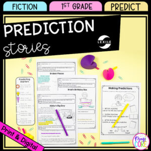 Making Predictions 1st Grade Reading Comprehension Passages Activities Worksheet