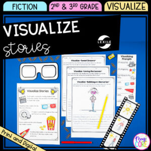 Visualizing Stories 2nd & 3rd Grade Reading Comprehension Passages Question Unit