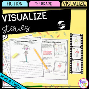 Visualizing Stories 1st Grade Reading Comprehension Passages Activity Worksheets