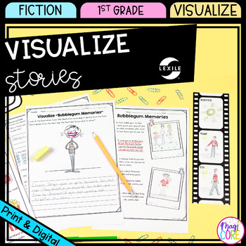 Visualizing Stories 1st Grade Reading Comprehension Passages Activity Worksheets