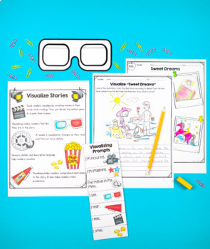 Visualizing Stories 1st Grade Reading Comprehension Passages Activity Worksheets - Image 3