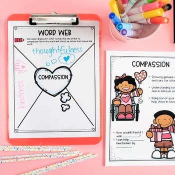 Compassion Character Education Reading Comprehension Passages & Questions SES - Image 2