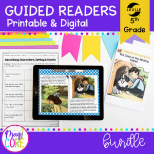 5th Grade Differentiated Guided Reading Small Group Lessons & Readers  Full Year