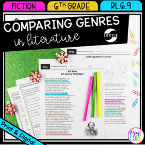 Compare and Contrast Genres - 6th Grade Reading Comprehension Passages RL.6.9