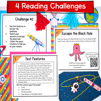 Nonfiction Text Features Reading Escape Room & Webscape - 4th 5th Grade Passages - Image 2