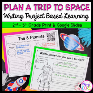 Plan a Trip to Space Writing Project Based Learning PBL - 2nd-5th Grade