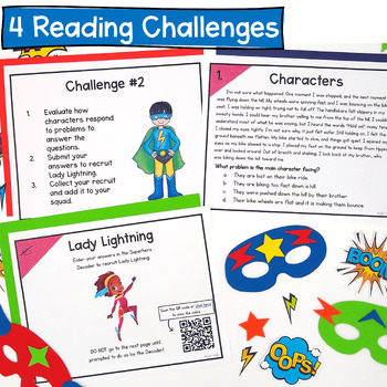 Character Traits & Motivation Reading Comprehension Escape Room 2nd & 3rd Grade - Image 2