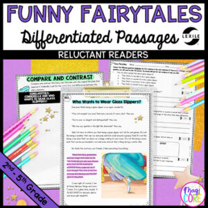 Funny Fairytales Differentiated Reading Comprehension Passages Lexile Leveled