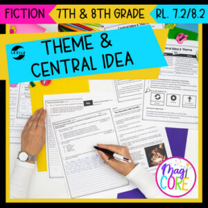 Theme & Central Idea - 7th & 8th Grade Reading Comprehension - RL.7.2 & RL.8.2